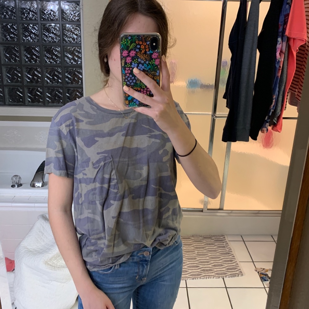 Abercrombie & Fitch Camo Shirt Size Small
